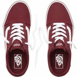 Vans Ward Canvas Dames Sneakers - Burgundy - Maat 39 -Dames-schoenen Verkoop 550x470 5