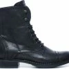Manfield - Dames - Zwarte Veterlaarsjes - Maat 41 -Dames-schoenen Verkoop 550x471