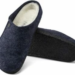 Birkenstock Zermatt Shearling Sloffen Regular Blauw Uni (1017535) -Dames-schoenen Verkoop 550x473 8