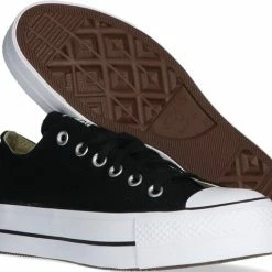 Converse Chuck Taylor All Star Lift Ox Lage Sneakers - Dames - Zwart - Maat 37 -Dames-schoenen Verkoop 550x478 2