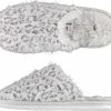Apollo Grijze Panterprint/luipaardprint Instap Pantoffels/sloffen Voor Dames - Dierenprint Huissloffen Voor Vrouwen - Instappers - Instapsloffen/instappantoffels 39-40 -Dames-schoenen Verkoop 550x478 4