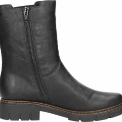 Rieker Dames Rits-& Gesloten Boot - Zwart - Maat 36 -Dames-schoenen Verkoop 550x493