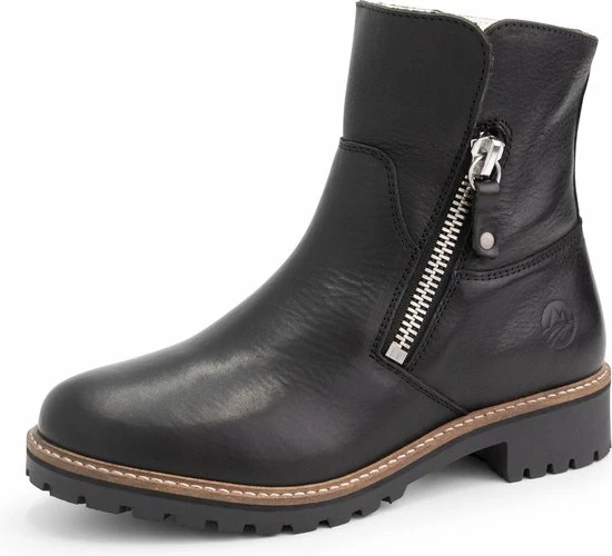 Travelin' Vartae - Stoere leren enkellaars - Dames - Wol gevoerd - Zwart Leer - Maat 36 Travelin' Vartae - Stoere Leren Enkellaars - Dames - Wol Gevoerd - Zwart Leer - Maat 36 -Dames-schoenen Verkoop 550x500 5