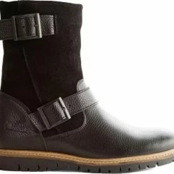 NoGRZ I.Jones Dames - Outdoorlaarzen Waterafstotend En Wol Geïsoleerd - Zwart - Maat 38 -Dames-schoenen Verkoop 550x501