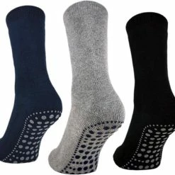 Belucci Anti Slip Huissokken 3 Paar Maat 39/42