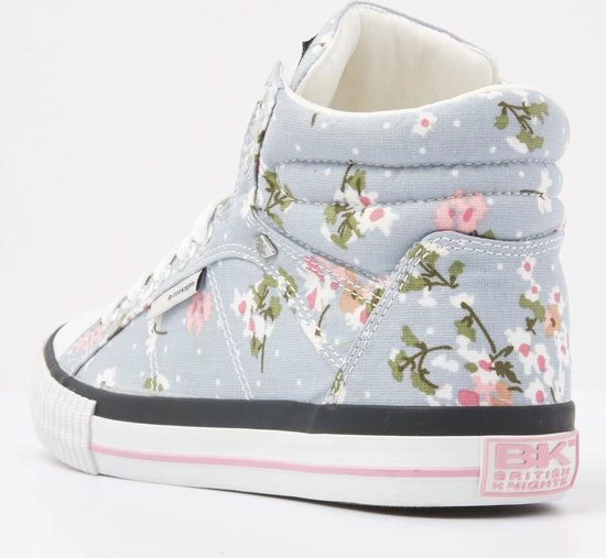 DEE Dames sneakers hoog - Babyblauwe bloemen - maat 38 British Knights DEE Dames Sneakers Hoog - Babyblauwe Bloemen - Maat 38 -Dames-schoenen Verkoop 550x507 6