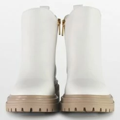 POSH By Poelman LOT Dames Chelsea Laarzen - Crème Wit - Maat 39 -Dames-schoenen Verkoop 550x510 11