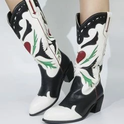 La Loya Cowboy Laarzen Gekleurd Rubber Winter Maat 38 -Dames-schoenen Verkoop 550x524 4