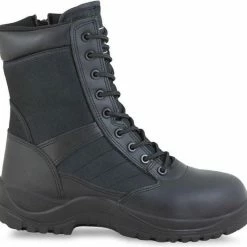 MAGNUM Centurion 8.0 SZ Sidezip - Heren Tactische Laarzen Inzetlaarzen Militaire Politie Security Boots Zwart M801385-021 - Maat EU 40 UK 6.5 -Dames-schoenen Verkoop 550x527 6