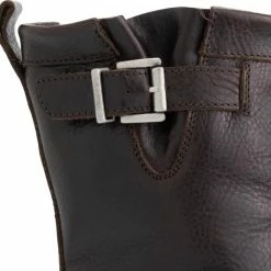 Travelin' Silkeborg Leren Dames Laarzen - Wol Gevoerde Biker Boots - Donkerbruin Leer - Maat 40 -Dames-schoenen Verkoop 550x530