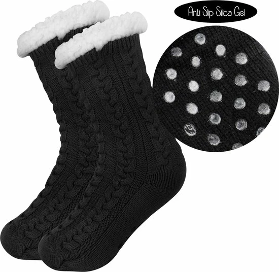 JAXY Huissokken - Huissokken Dames en Heren - Verwarmde sokken - Anti Slip Sokken - Fleece Sokken - Dikke Sokken - Fluffy Sokken - Slofsokken - Warme Sokken - Bedsokken - Gevoerde Sokken - Winter Sokken - 2 Paar - Zwart en Rood JAXY Huissokken - Huissokken Dames En Heren - Verwarmde Sokken - Anti Slip Sokken - Fleece Sokken - Dikke Sokken - Fluffy Sokken - Slofsokken - Warme Sokken - Bedsokken - Gevoerde Sokken - Winter Sokken - 2 Paar - Zwart En Rood -Dames-schoenen Verkoop 550x536 9