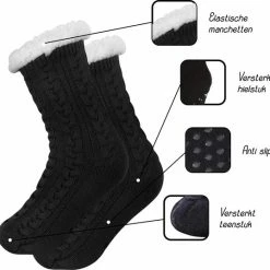 JAXY Huissokken - Huissokken Dames En Heren - Verwarmde Sokken - Anti Slip Sokken - Fleece Sokken - Dikke Sokken - Fluffy Sokken - Slofsokken - Warme Sokken - Bedsokken - Gevoerde Sokken - Winter Sokken - 2 Paar - Zwart En Rood 2 JAXY Huissokken - Huissokken Dames En Heren - Verwarmde Sokken - Anti Slip Sokken - Fleece Sokken - Dikke Sokken - Fluffy Sokken - Slofsokken - Warme Sokken - Bedsokken - Gevoerde Sokken - Winter Sokken - 2 Paar - Zwart En Rood -Dames-schoenen Verkoop 550x537 4