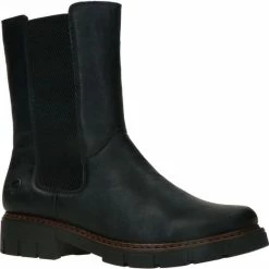 Rieker Dames Rits-& Gesloten Boot - Zwart - Maat 36 -Dames-schoenen Verkoop 550x548 2
