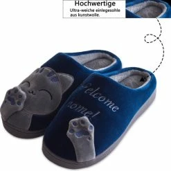 Geweo Home Sloffen - Open Sloffen - Kerstmis - Kerstfeest - Christmas Gift - Koraal Fleece Pantoffels Dames - Leuk Katje - Blauw - Maat 41/42 2 Geweo Home Sloffen - Open Sloffen - Kerstmis - Kerstfeest - Christmas Gift - Koraal Fleece Pantoffels Dames - Leuk Katje - Blauw - Maat 41/42 -Dames-schoenen Verkoop 550x550 122