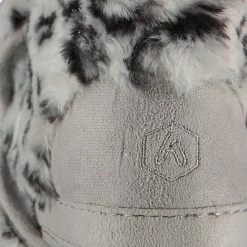 Hoge Sloffen Dames | Fake Fur | Dierenprint | Grijs | Maat 41/42 | Sloffen Dames | Warme Sloffen Dames | Apollo -Dames-schoenen Verkoop 550x550 188
