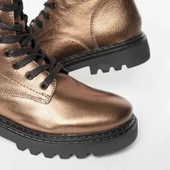 Ann Rocks Ann Rocks Veterboots Brons Leer - Maat 38 -Dames-schoenen Verkoop 550x550 29