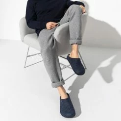 Birkenstock Zermatt Shearling Sloffen Regular Blauw Uni (1017535) -Dames-schoenen Verkoop 550x550 296