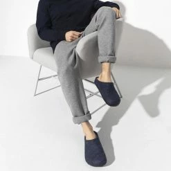 Birkenstock Zermatt Shearling Sloffen Regular Blauw Uni (1017535) -Dames-schoenen Verkoop 550x550 297