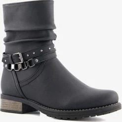 Blue Box Dames Enkellaarsjes - Zwart - Maat 39