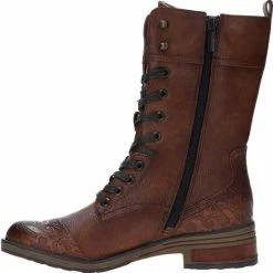 Mustang Dames Veterboot - Cognac - Maat 40 30 Mustang Dames Veterboot - Cognac - Maat 40 -Dames-schoenen Verkoop 550x553 4