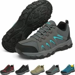 Geweo Wandelschoenen Unisex - Outdoorschoenen - Outdoor Antislip - Waterdicht En Ademend - Extra Comfort - Kerstmis - Kerstfeest - Christmas Gift - Grijs - Maat 42