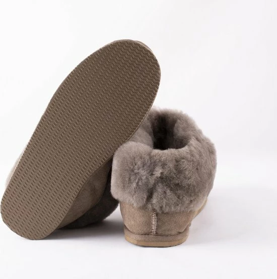 Shepherd Lena Dames Sloffen - Stone - Maat 40 Shepherd Lena Dames Sloffen - Stone - Maat 40 -Dames-schoenen Verkoop