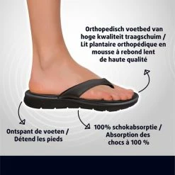 Lucovitaal Lucovita Slipper 45-46 Zwart - 1Pr -Dames-schoenen Verkoop 550x557 6