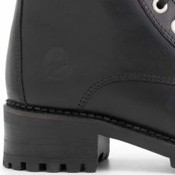 Travelin Myre - Leren Enkellaarzen - Dames - Wol Gevoerd - Zwart Leer - Maat 39 -Dames-schoenen Verkoop 550x558 4