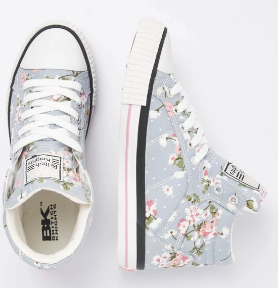 DEE Dames sneakers hoog - Babyblauwe bloemen - maat 38 British Knights DEE Dames Sneakers Hoog - Babyblauwe Bloemen - Maat 38 -Dames-schoenen Verkoop 550x570 6
