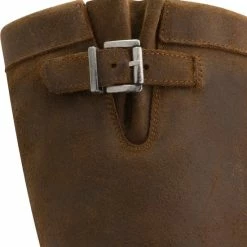 Travelin' Daneborg Hoge Dameslaarzen Winter - Wax Suede Leer - Wol Gevoerd - Cognac - Maat 41 -Dames-schoenen Verkoop 550x571