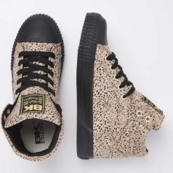 British Knights DEE Dames Sneakers Hoog - Beige Cheetah - Maat 39 -Dames-schoenen Verkoop 550x573 5