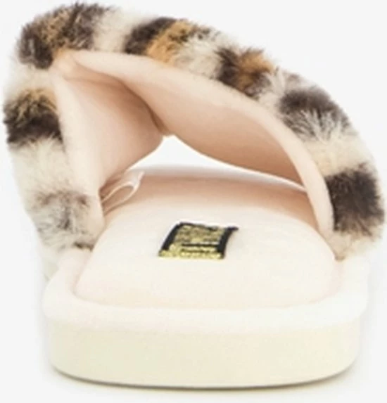 Thu!s dames teddy pantoffels - Bruin - Maat 40 - Sloffen Thu!s Dames Teddy Pantoffels - Bruin - Maat 40 - Sloffen -Dames-schoenen Verkoop