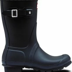 Hunter Dames Regenlaarzen Womens Original Short - Blauw - Maat 38