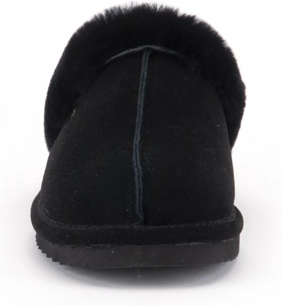 Warmbat Lismore Suede Dames Pantoffels - Black - Maat 37 Warmbat Lismore Suede Dames Pantoffels - Black - Maat 37 -Dames-schoenen Verkoop