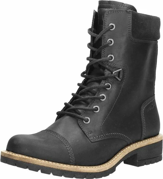Ecco Elaine dames veterboot - Zwart zwart - Maat 39 Ecco Elaine Dames Veterboot - Zwart Zwart - Maat 39 -Dames-schoenen Verkoop