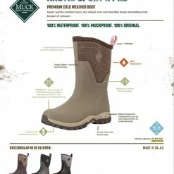 Muck Boot - Arctic Sport II Mid - Zwart/grijs - 42 -Dames-schoenen Verkoop 550x609 2