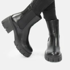 POSH By Poelman NOOR Dames Chelsea Laarzen - Zwart - Maat 38 -Dames-schoenen Verkoop 550x611 3