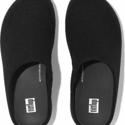 FitFlop Shuv Dames Pantoffels - Zwart - Maat 38 -Dames-schoenen Verkoop 550x619 2