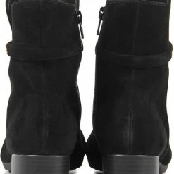 Gabor Enkellaarsjes Dames / Laarzen / Damesschoenen - Suède - 92.716.47 - Zwart - Maat 40 -Dames-schoenen Verkoop 550x637 1