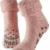 Apollo - Huissokken - 30% Wol - AntiSlip - Roze - Unisex - Maat 35-38