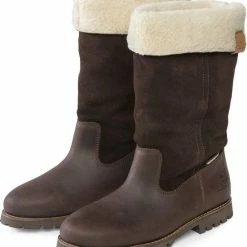 MGO Leisure Wear MGO Bross Mucks - Leren Dameslaars - Waterdichte Laarzen - Wol Gevoerd - Bruin Suede Leer - Maat 40 -Dames-schoenen Verkoop 550x653 2