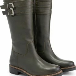 Travelin' Solstad Leren Dames Laarzen - Wol Gevoerde Laars - Olijfgroen/Legergroen Leer - Maat 39 -Dames-schoenen Verkoop 550x659 5