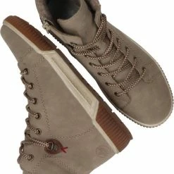 Rieker Dames Veterboot - N0730-64 Taupe - Maat 40 -Dames-schoenen Verkoop 550x692 2
