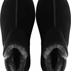 Warmbat Vrouwen Suède Harde Zool Pantoffels / Dichte Sloffen - Willow - Zwart - Maat 41 -Dames-schoenen Verkoop 550x698 2