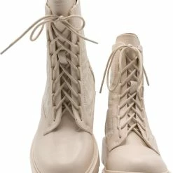 Guess Razieli Dames Boots - Cream - Maat 39 -Dames-schoenen Verkoop 550x719 2