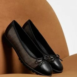 Graceland Zwarte Ballerina Print - Maat 40 -Dames-schoenen Verkoop 550x733 24