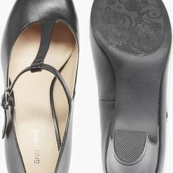 Graceland Zwarte Pump Gesp - Maat 38