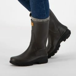 Travelin' Dunas Dames Rubberen Regenlaarzen - Waterdicht En Isolerend - Bruin - Maat 38 -Dames-schoenen Verkoop 550x793 3