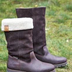 MGO Leisure Wear MGO Bross Mucks - Leren Dameslaars - Waterdichte Laarzen - Wol Gevoerd - Bruin Suede Leer - Maat 40 -Dames-schoenen Verkoop 550x825 12