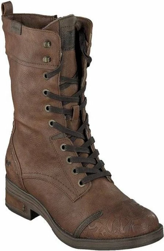Mustang dames veterboot - Cognac - Maat 40 Mustang Dames Veterboot - Cognac - Maat 40 -Dames-schoenen Verkoop 550x839 1
